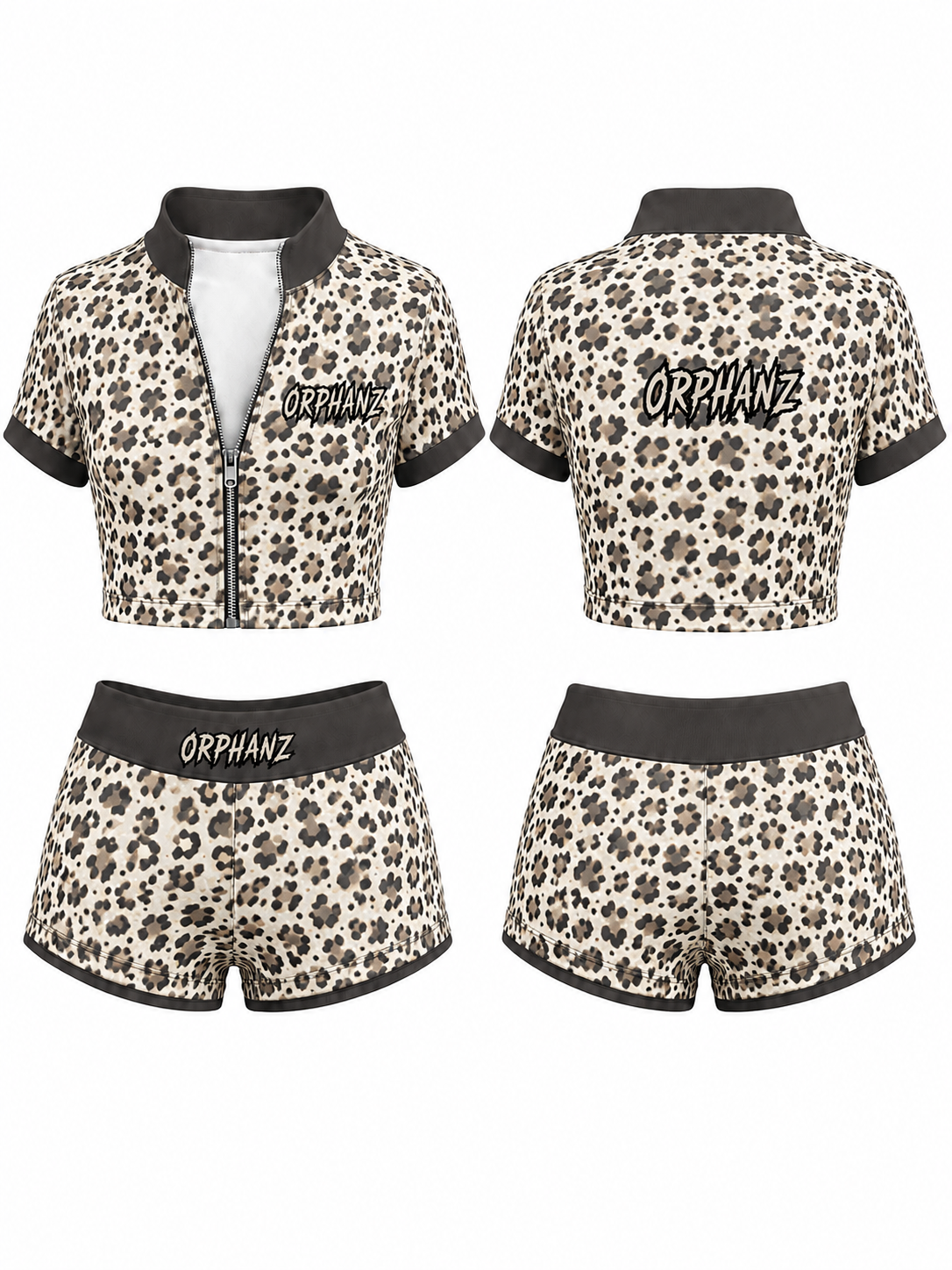 2-piece cheetah set