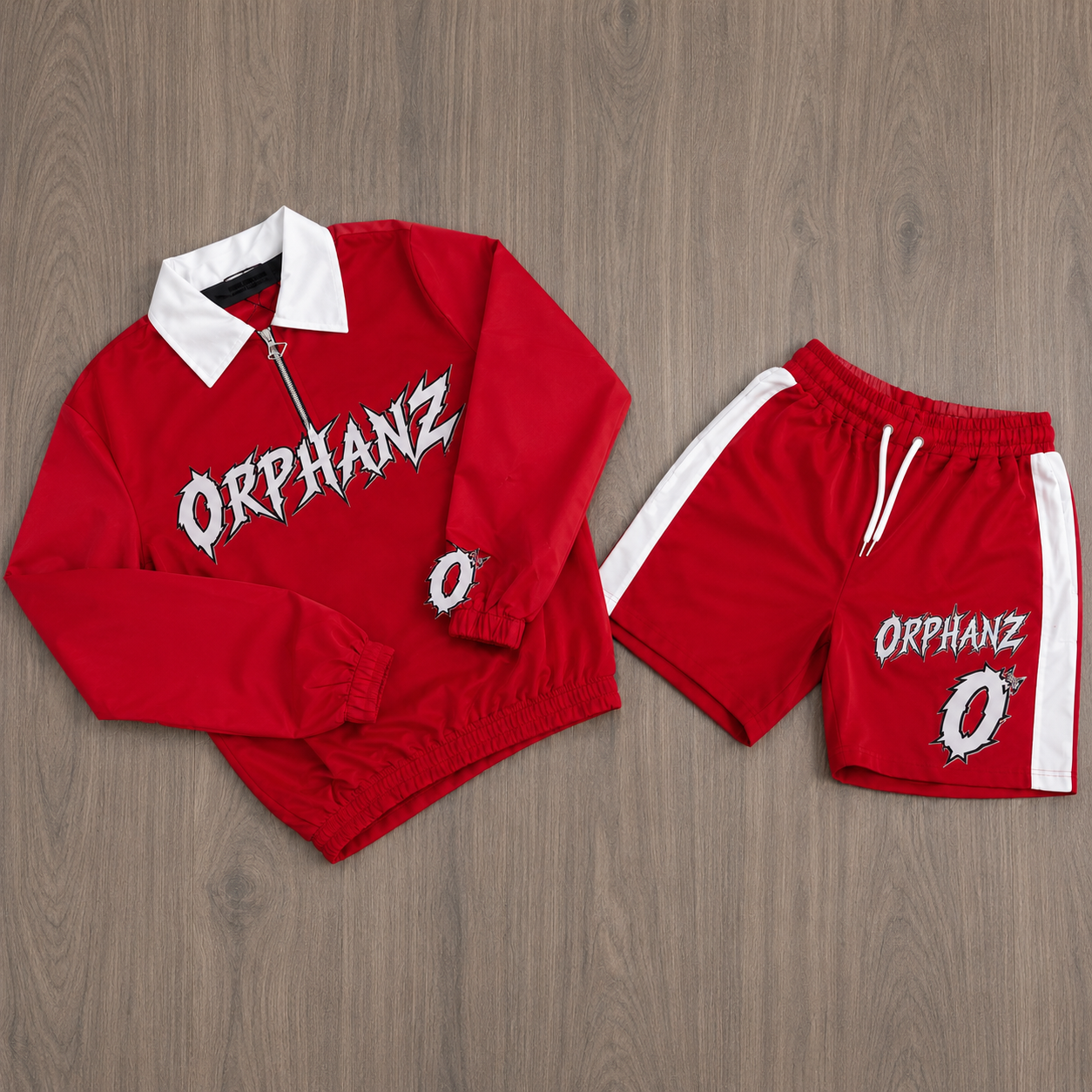0rphanz windbreaker short set