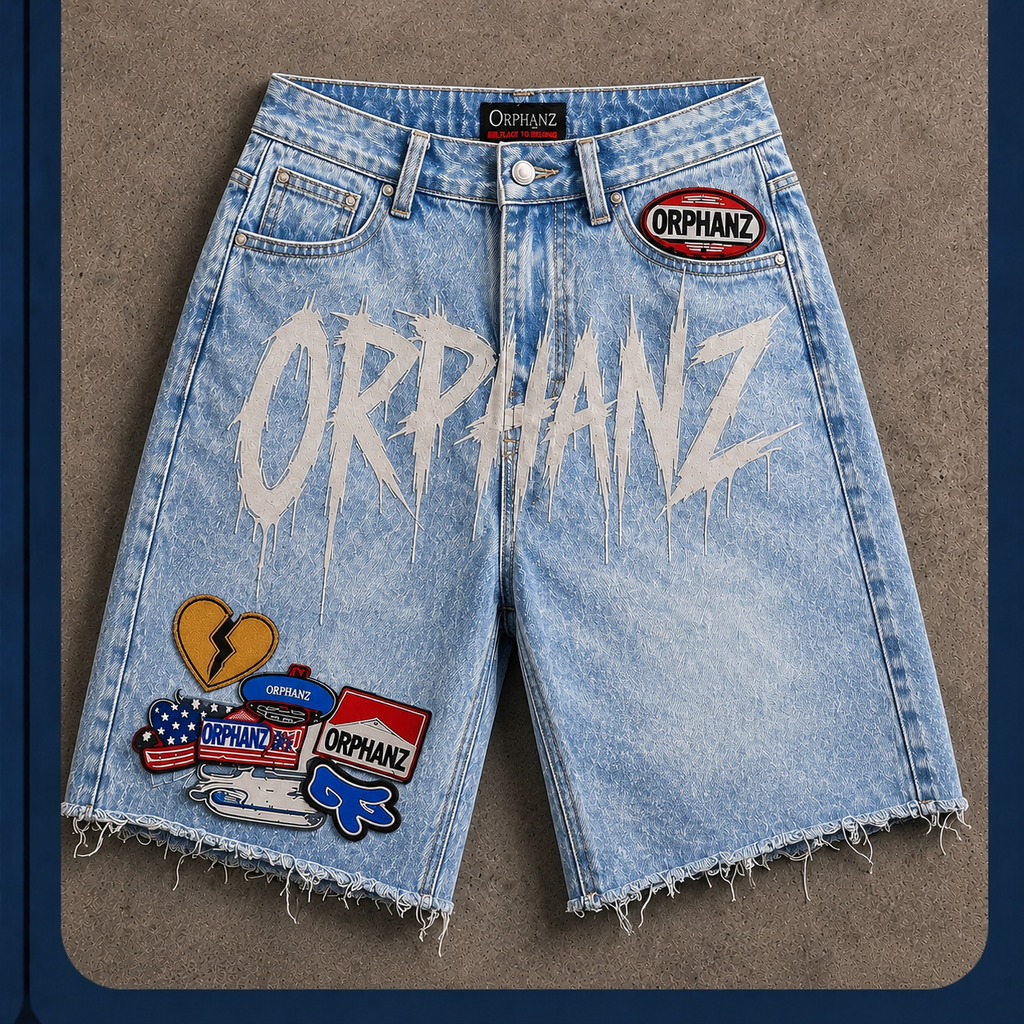 0rphanz jean shorts